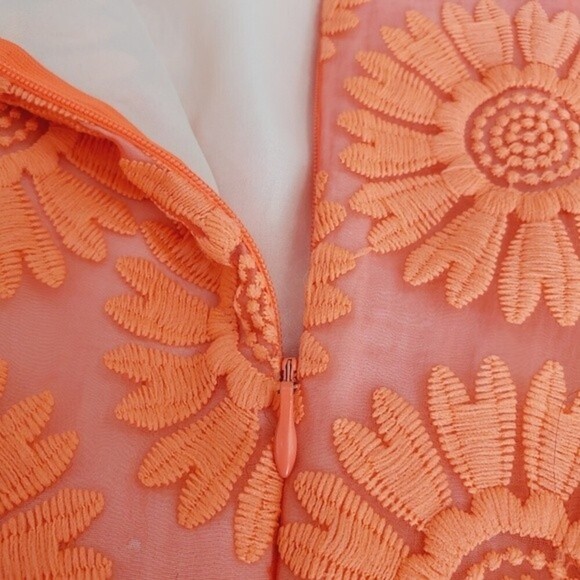 Altar'd State Orange Lace Dress with Lining sz XS - Picture 6 of 11